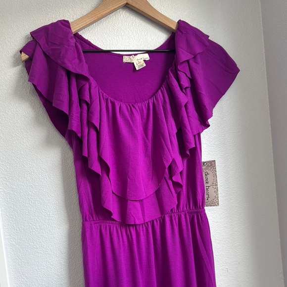 Derek Heart Dresses & Skirts - Derek Heart Purple Ruffle Dress